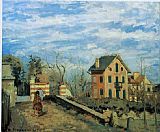 Camille Pissarro Famous Paintings - Village de Voisins 1872